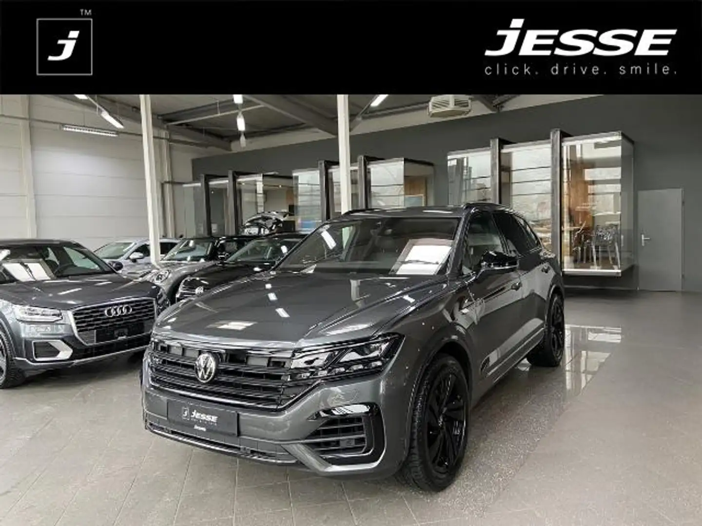 Volkswagen Touareg 3.0 V6 TDI R-Line 4M Matrix ACC Virtual AHK Grau - 1