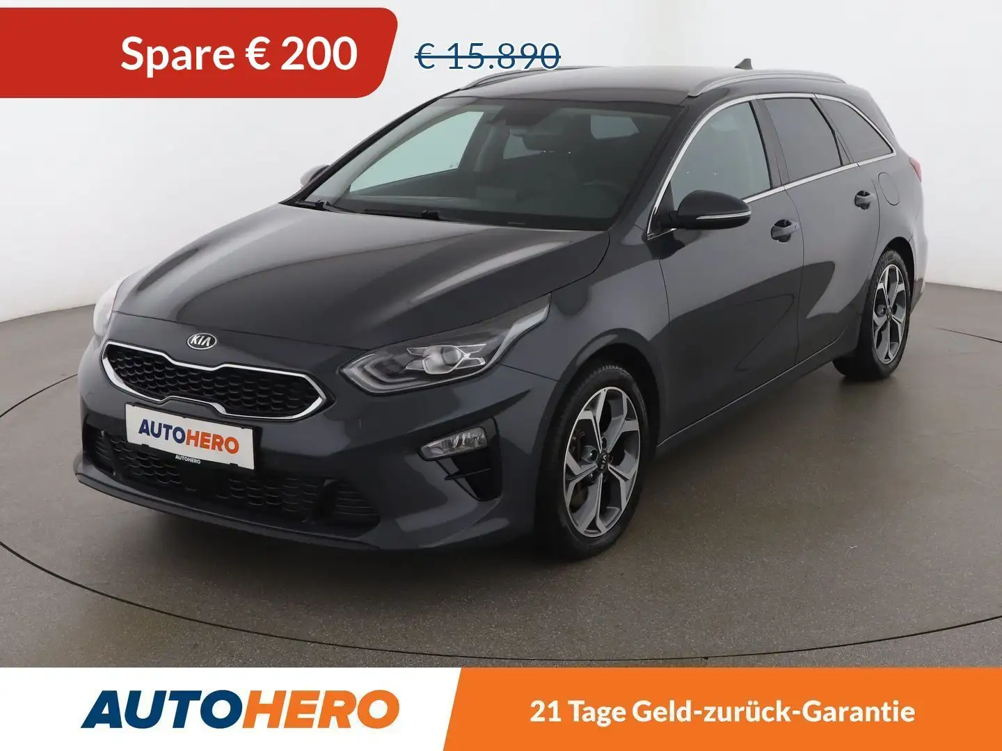Kia Ceed / cee'd 1.6 CRDi Spirit Aut. *LED*ACC*CAM*SPUR*TOT*JBL* Grau - 1