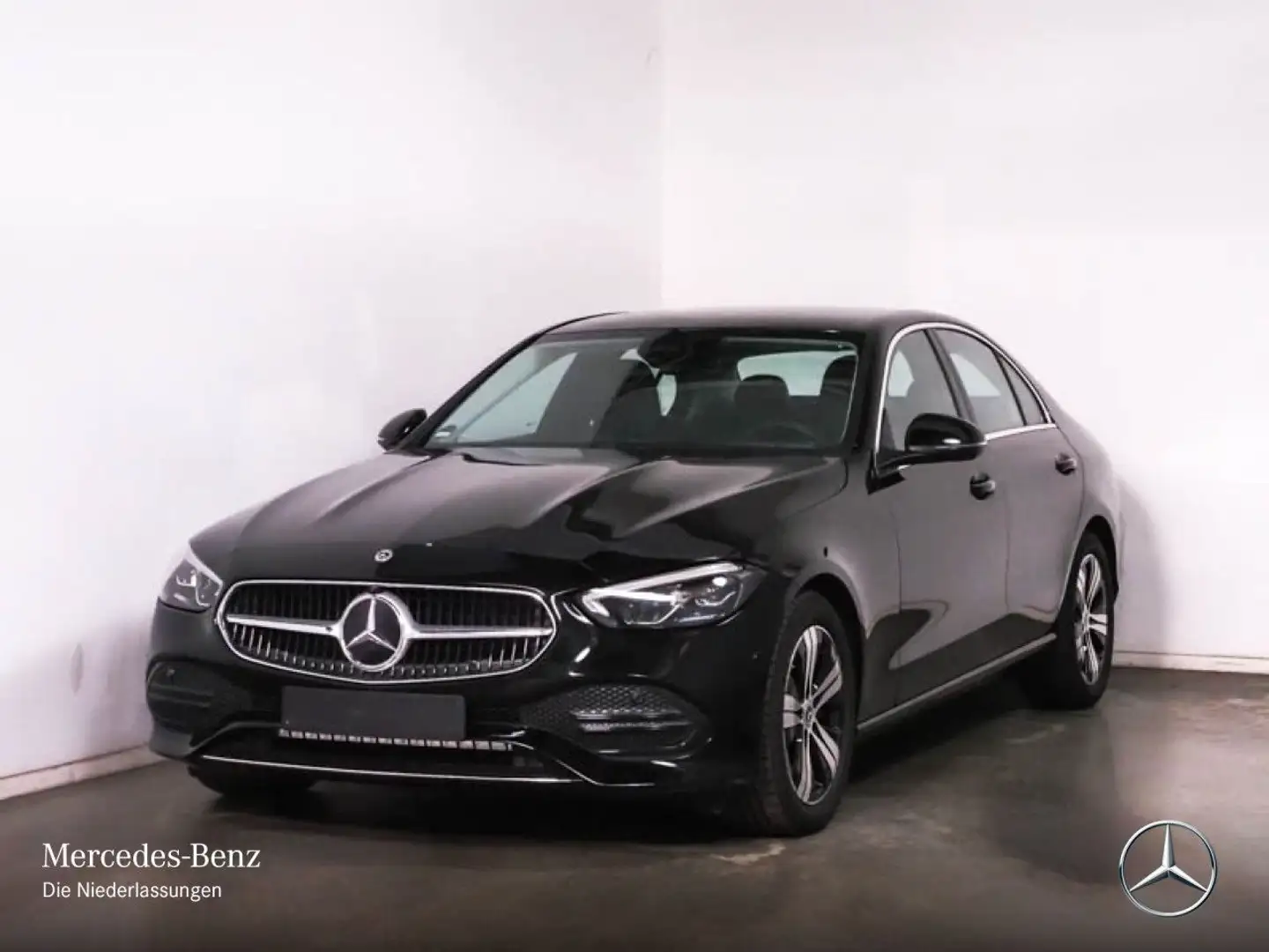 Mercedes-Benz C 200 4M AVANTG+360+LED+TOTW+KEYLESS+9G Schwarz - 2