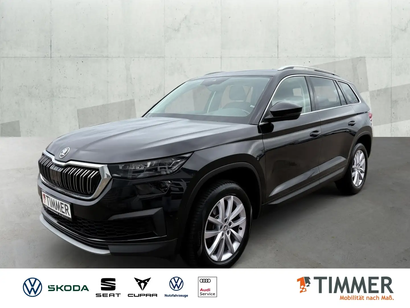Skoda Kodiaq 2.0 TDI DSG 4x4 STYLE *MATRIX *AHK *ACC *DCC *VIR Schwarz - 1