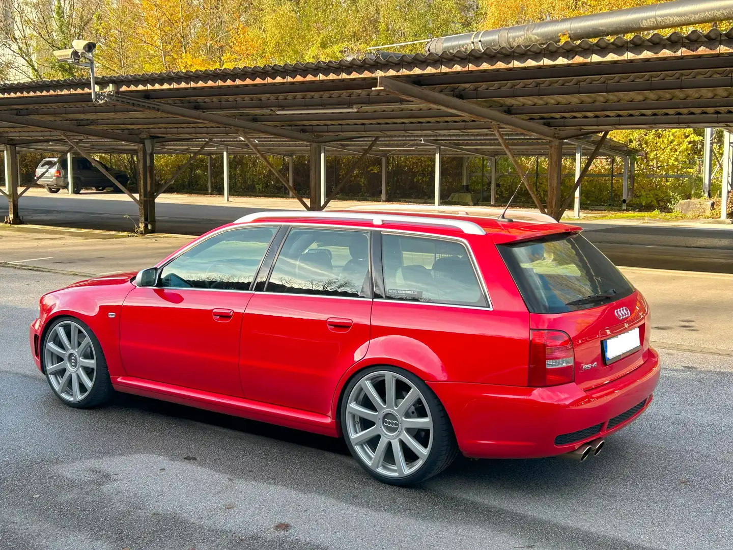 Audi RS4 B5 2.7 BiTurbo Misanorot Quattro H&R Wagner Fox Червоний - 2