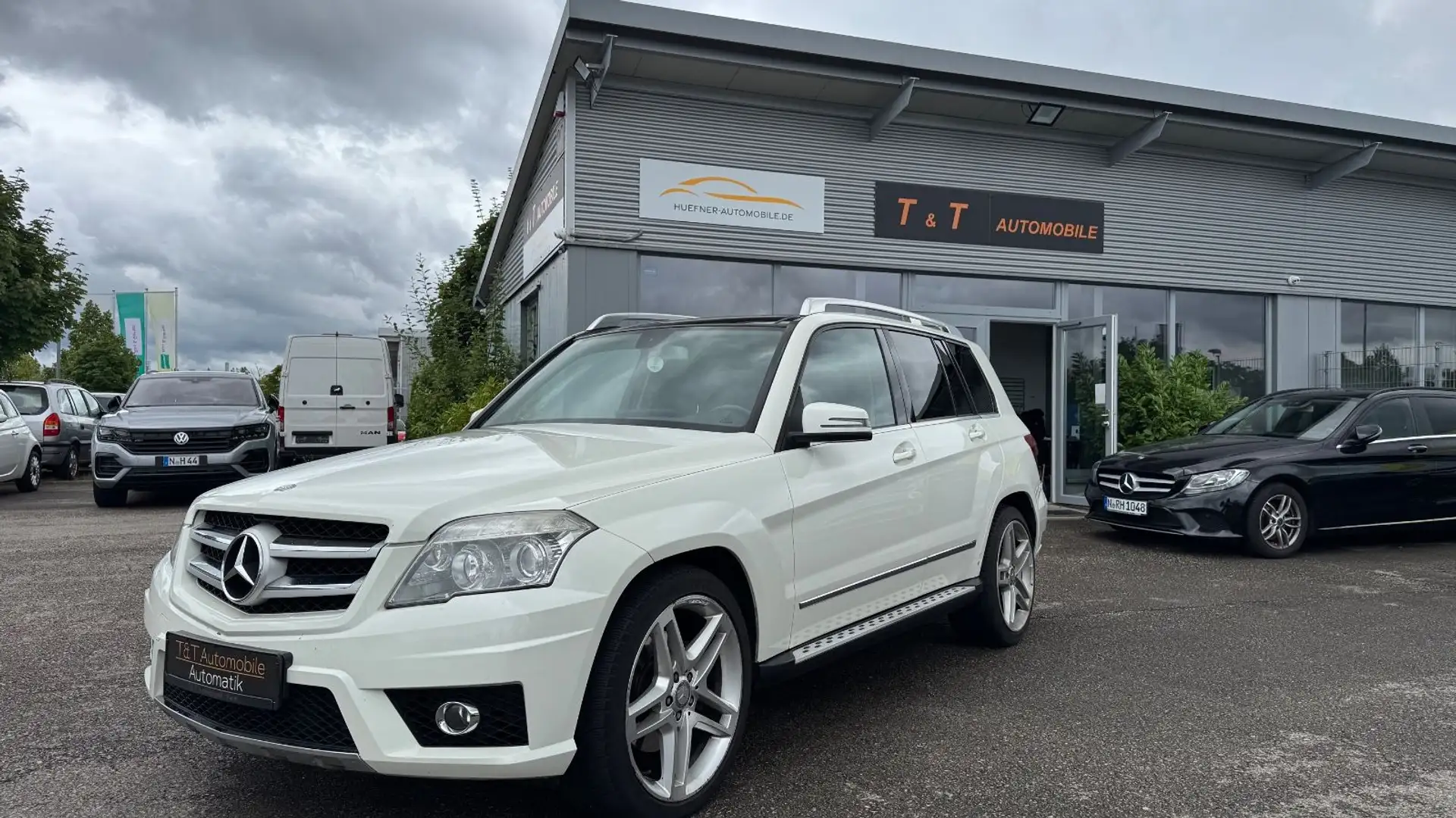 Mercedes-Benz GLK 350 CDI 4Matic AMG Paket Pano CarPlay AHK Weiß - 1