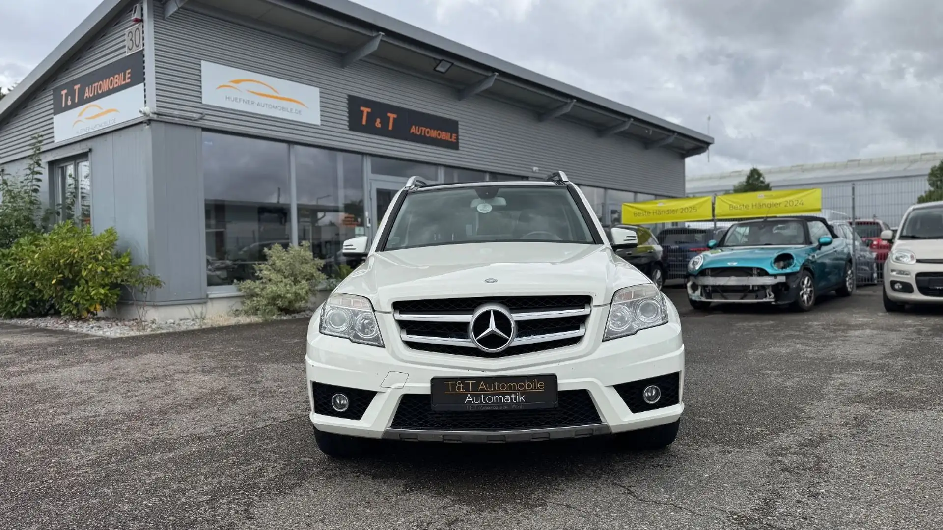Mercedes-Benz GLK 350 CDI 4Matic AMG Paket Pano CarPlay AHK Weiß - 2