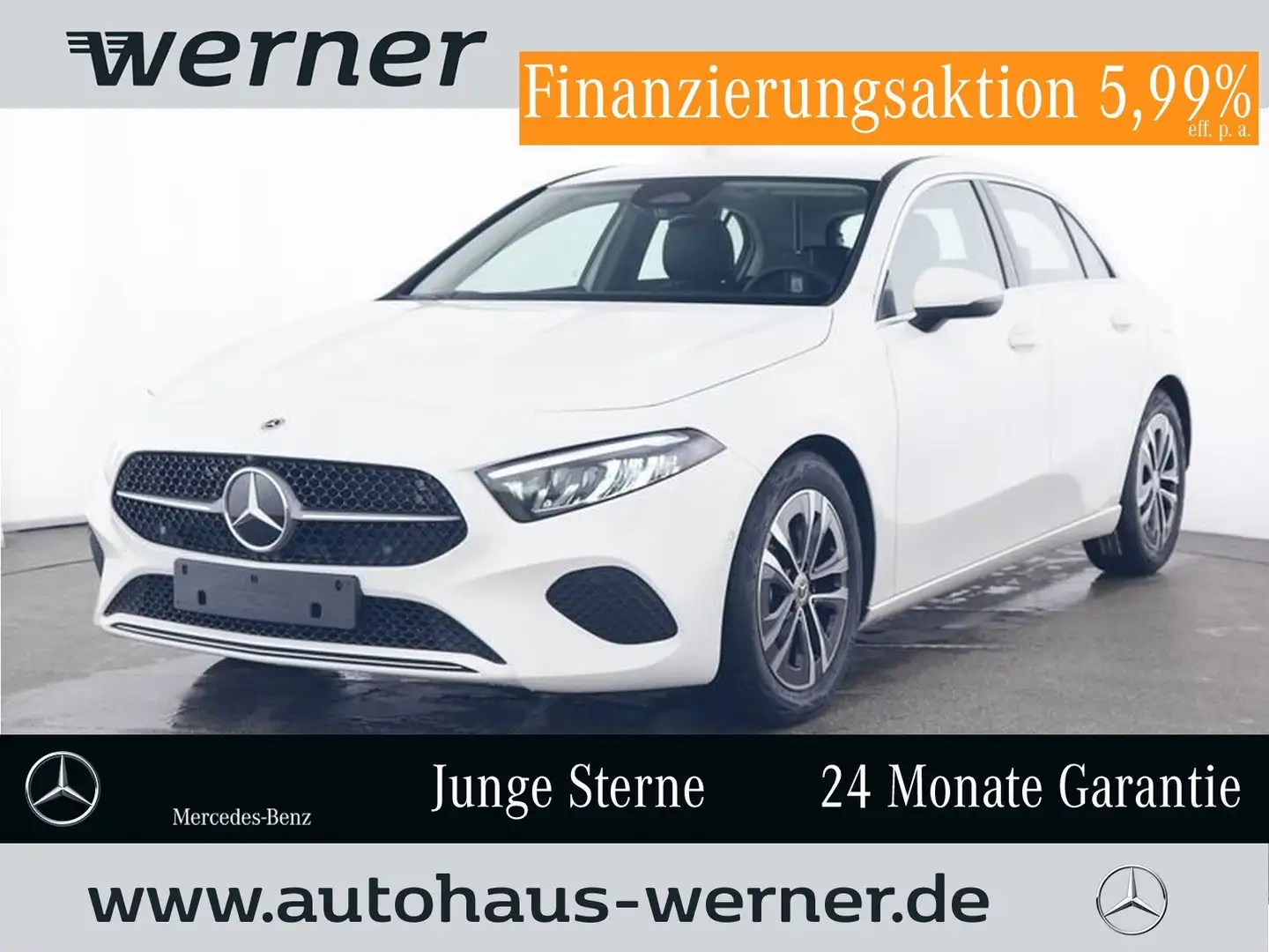 Mercedes-Benz A 200 7G-DCT PROG-ADVANCED WINTER TOT VZA KAMERA Weiß - 1