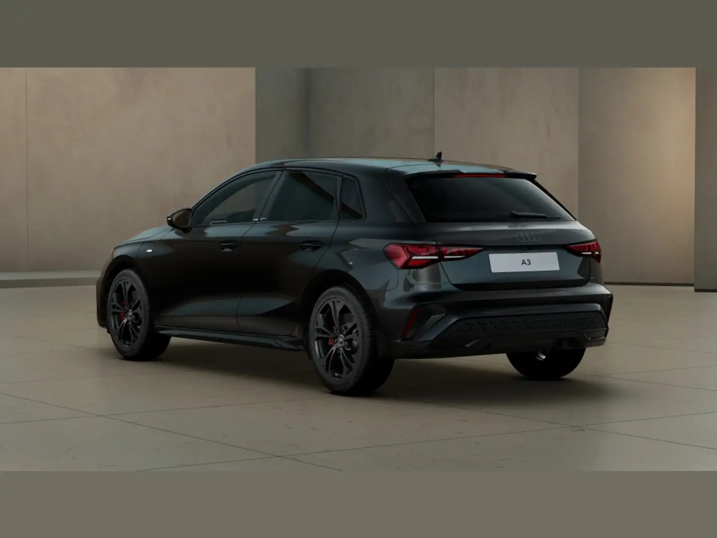 Audi A3 Sportback 45 TFSI e S line Schwarz - 2