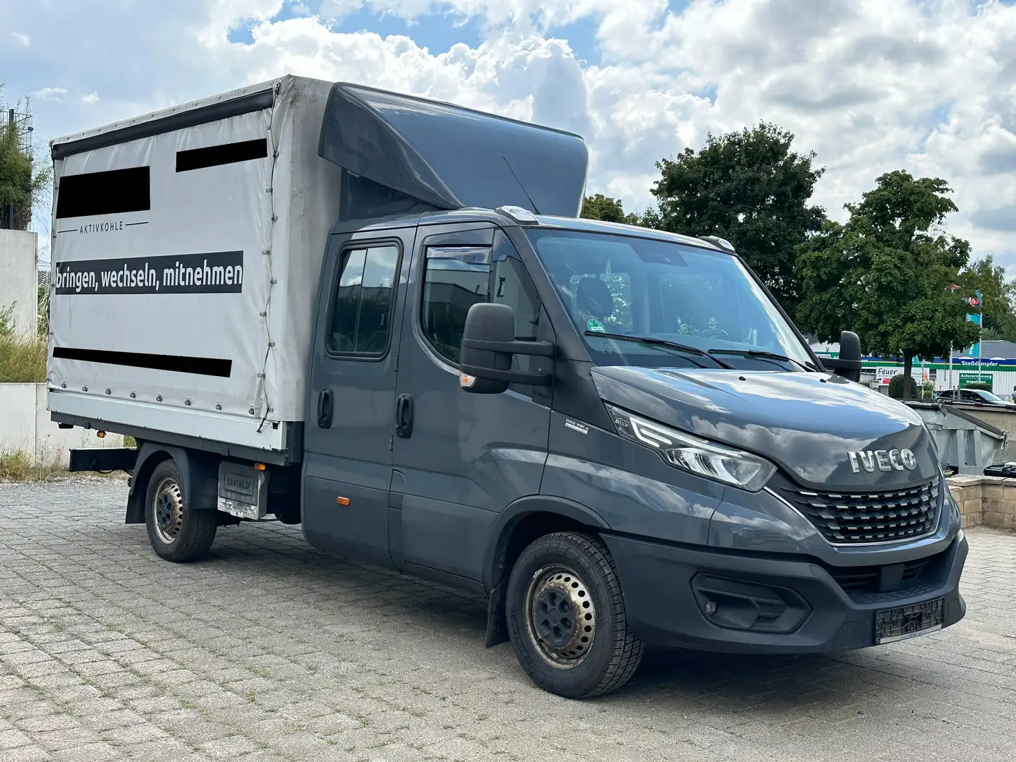 Iveco Daily Doppelkabine Automatik Klima Standheizung AHK Gri - 2