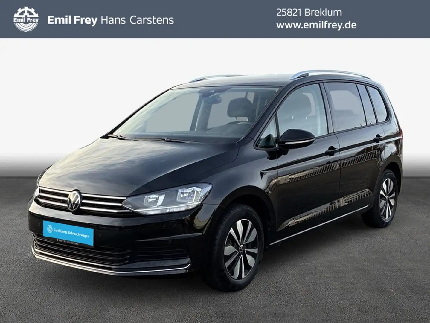 Volkswagen Touran Goal 1.5 TSI GJR Kamera ACC 7-Sitzer Schwarz - 1