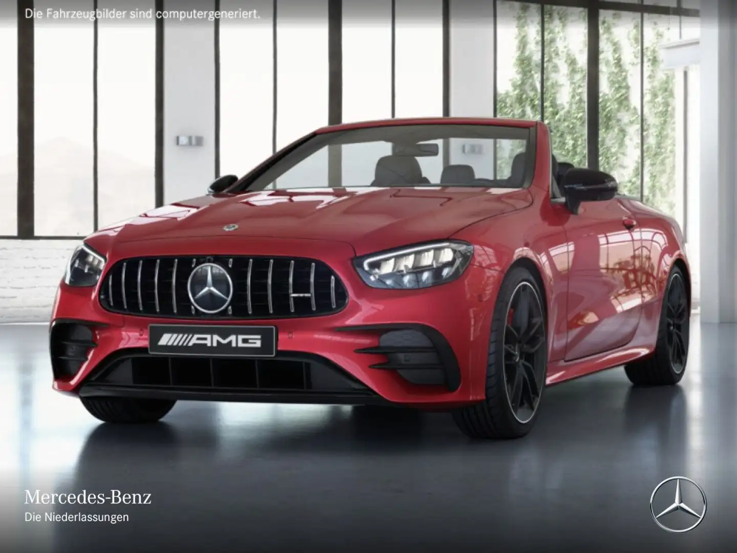 Mercedes-Benz E 53 AMG E 53 Cabrio 4M AMG+NIGHT+360+LED+FAHRASS+BURMESTER Rot - 2