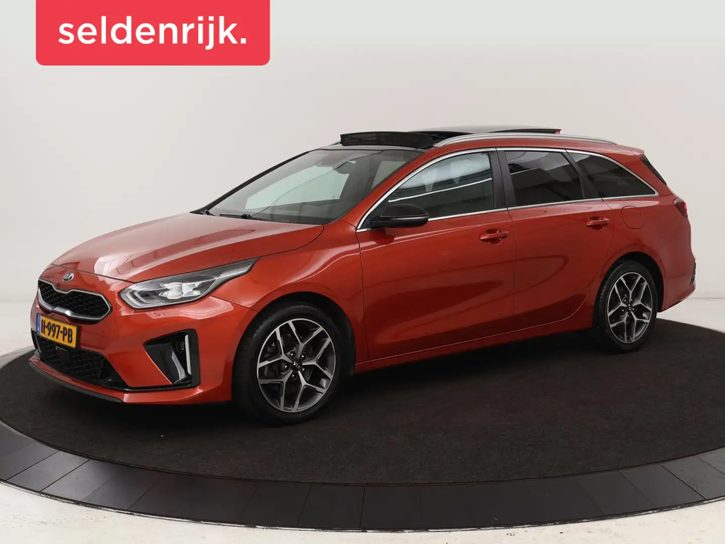 Kia Ceed / cee'd 1.0 T-GDi GT-Line | Panoramadak | Stoel & stuurver Oranje - 1