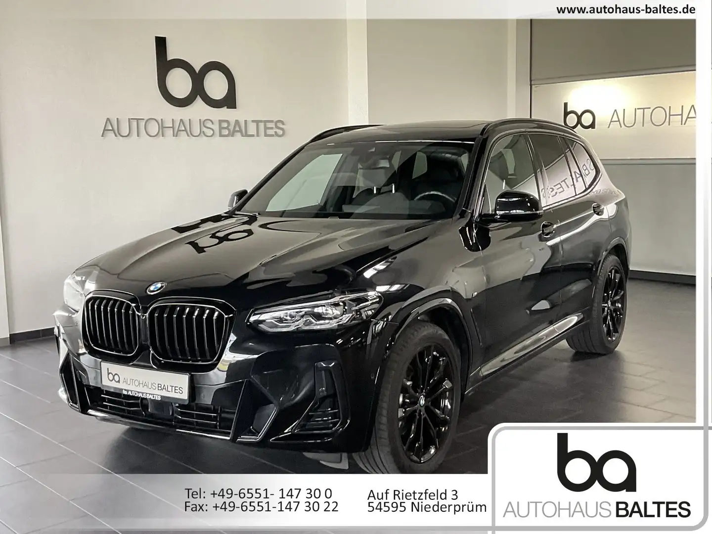BMW X3 X3 xDrive20d M Sport 20"/Pano/Driv/ACC/Park/AHK Noir - 1