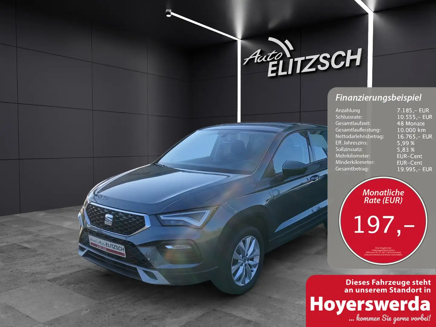 SEAT Ateca TDI Style DSG STH LED Navi beats GRA PDC SH Grau - 1