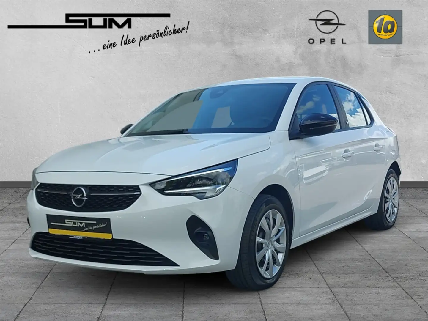 Opel Corsa-e Edition Navi LED Klimaaut. Sitzheizung   Nebelsche Weiß - 1