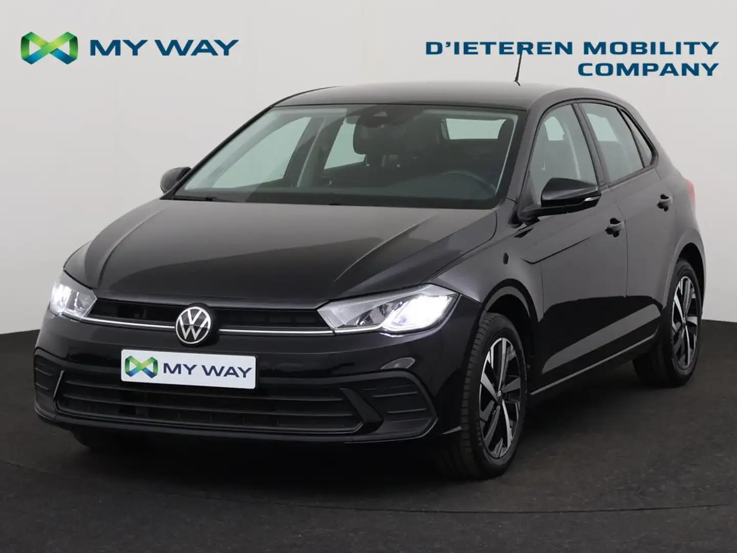 Volkswagen Polo LIFE 1.0 TSI 95 PK DSG-7 / Camera / Cruise Control Zwart - 1