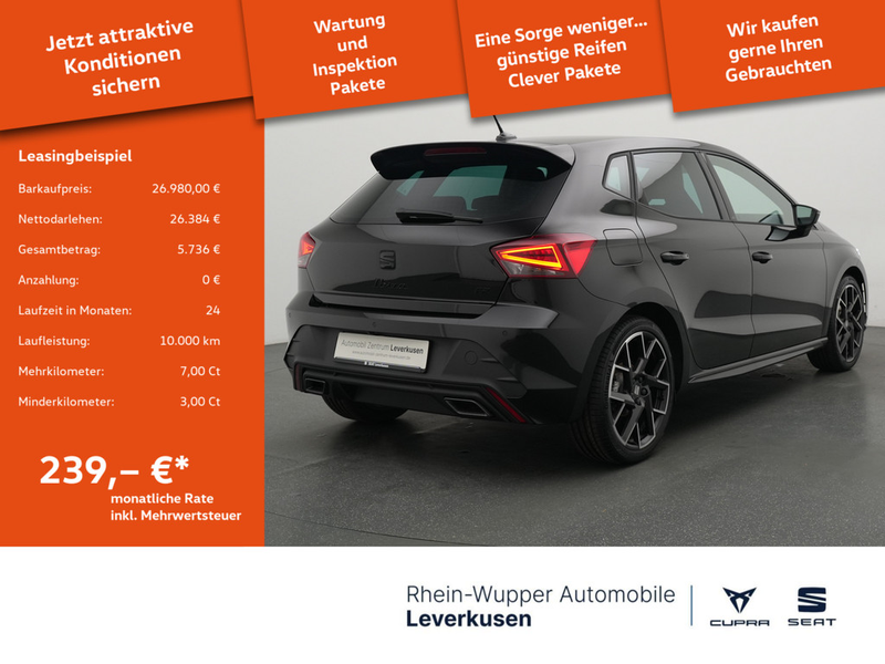 SEAT Ibiza FR Black Edition DSG KAMERA ACC KEYLESS — photo 2