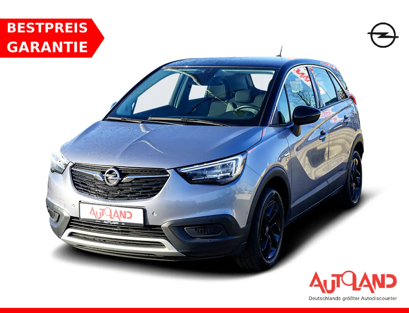 Opel Crossland 1.2 LED Navi Android Apple Kamera USB Grau - 1