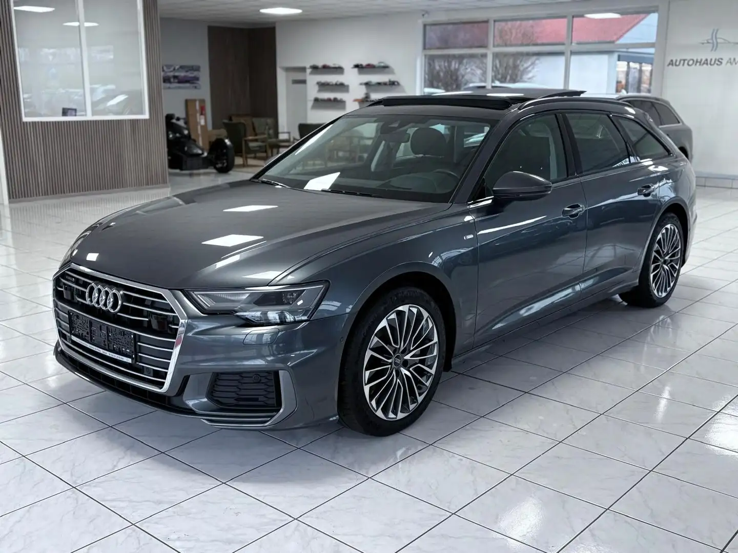 Audi A6 Avant 50 eTFSI quattro+S-Line+Pano+ACC+1.Hand Grau - 2