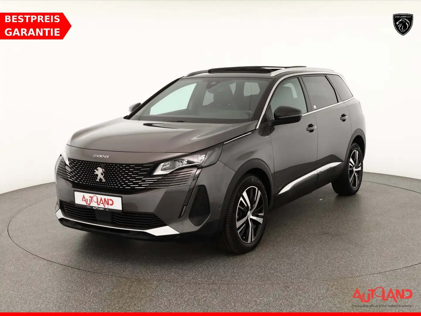 Peugeot 5008 GT 1.2 PureTech 130 LED ACC Navi 360° Grijs - 1