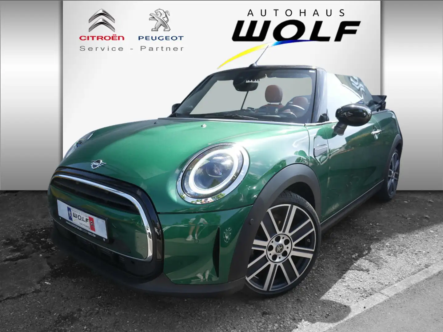 MINI Cooper Cabrio Classic Trim H/K NAVI HUD LED Groen - 1