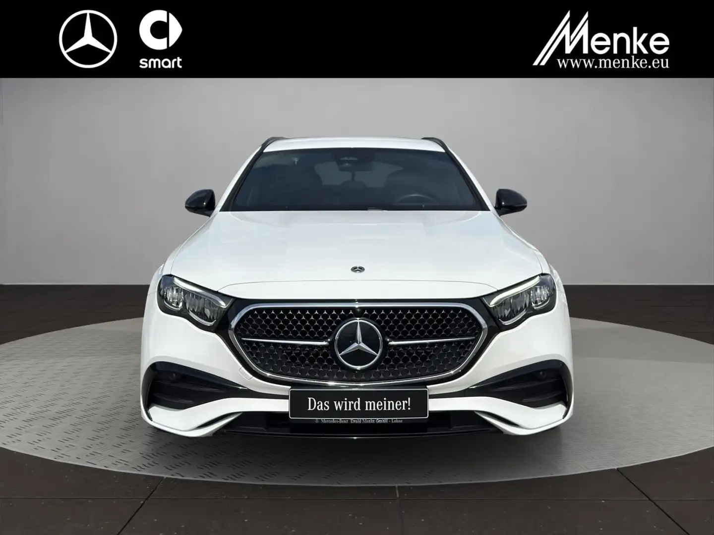 Mercedes-Benz E 220 d T-Mod AMG+Night+AHK+Distr+KeyGo+Ambiente Weiß - 2