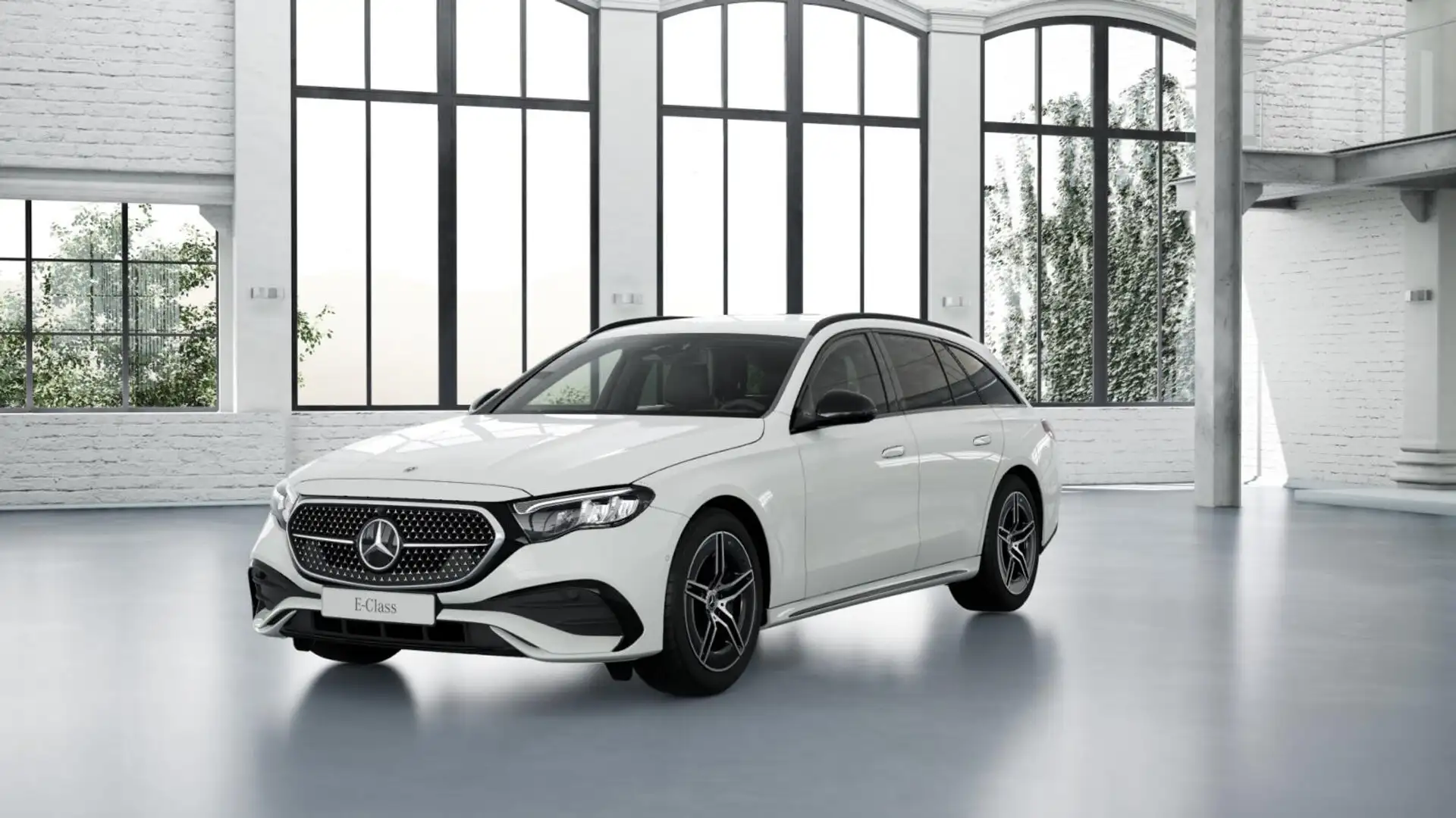 Mercedes-Benz E 220 d T-Mod AMG+Night+AHK+Distr+KeyGo+Ambiente Blanco - 1