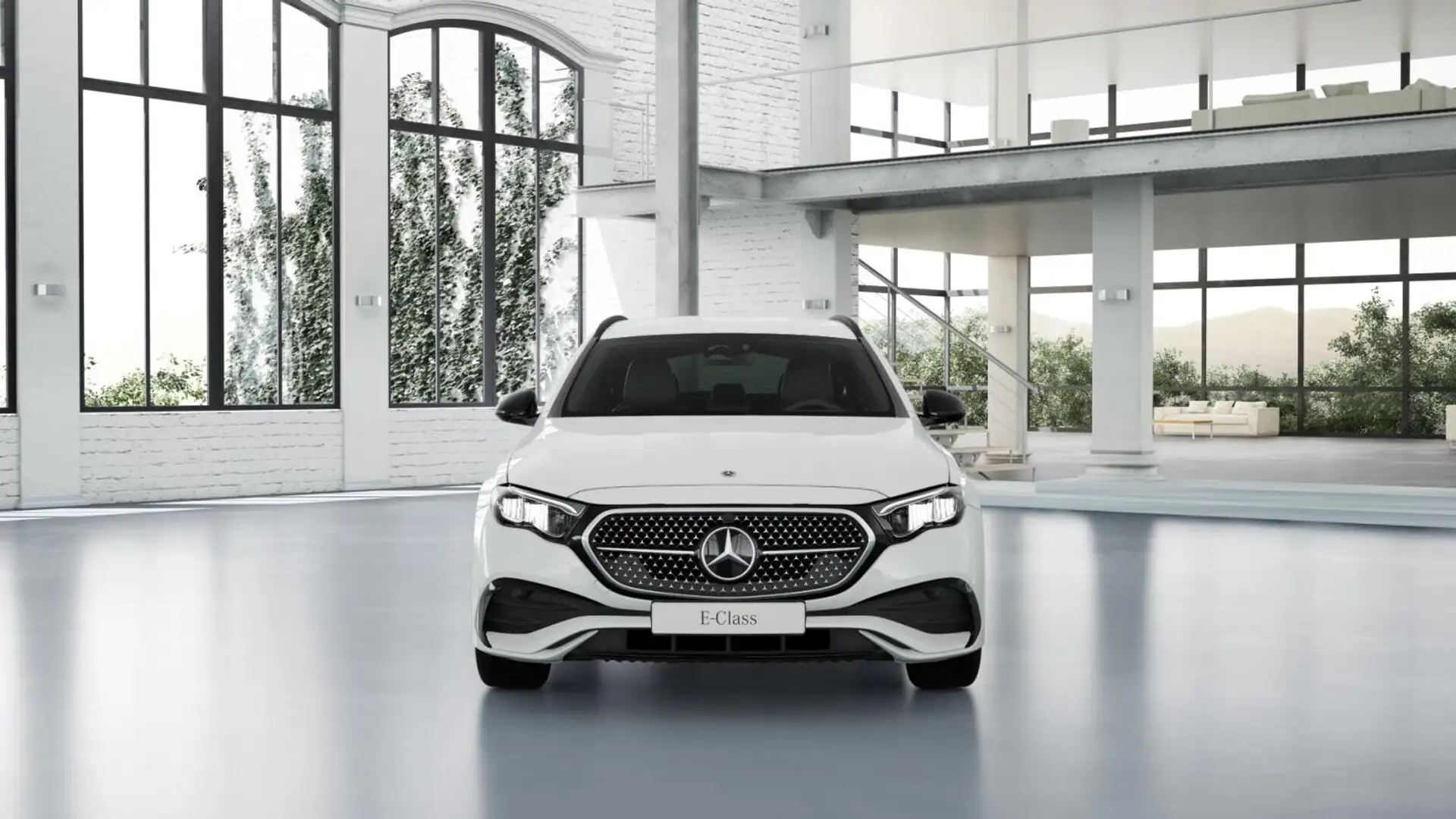 Mercedes-Benz E 220 d T-Mod AMG+Night+AHK+Distr+KeyGo+Ambiente Blanco - 2