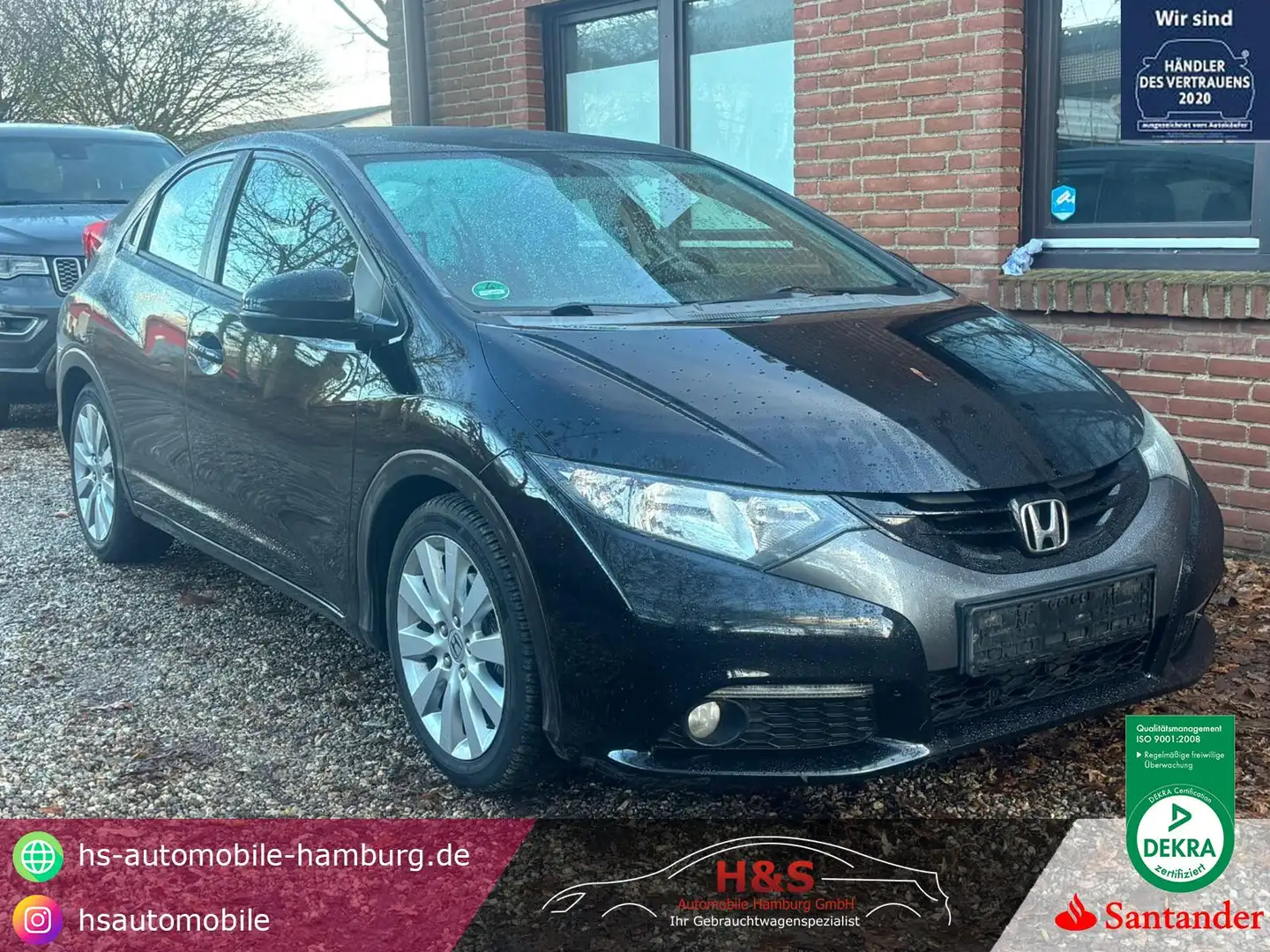 Honda Civic 5-trg. 2.2 i-DTEC Sport Schwarz - 1