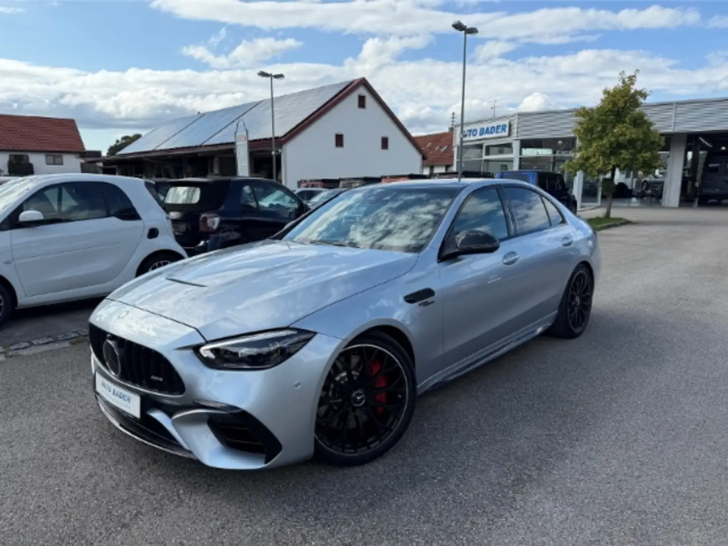 Mercedes-Benz C 63 AMG S E Performance Premium+ NightIICarbonII Zilver - 2
