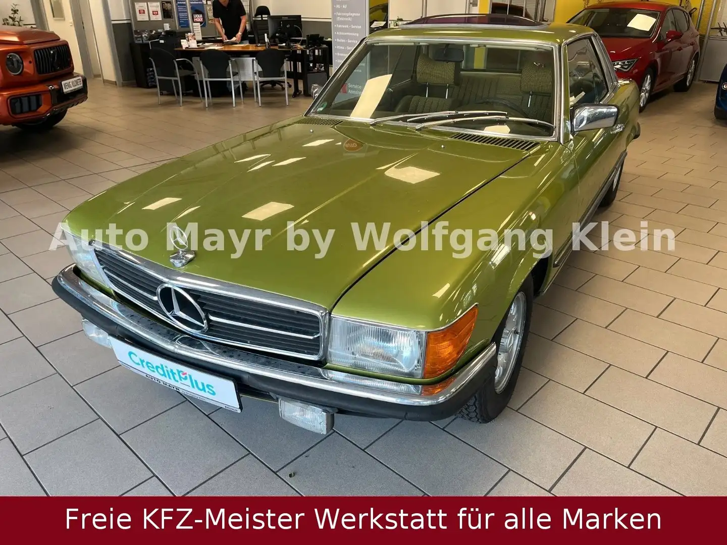 Mercedes-Benz SLC 280 Schiebedach, neue Reifen, Sehr Gepflegt Grün - 2