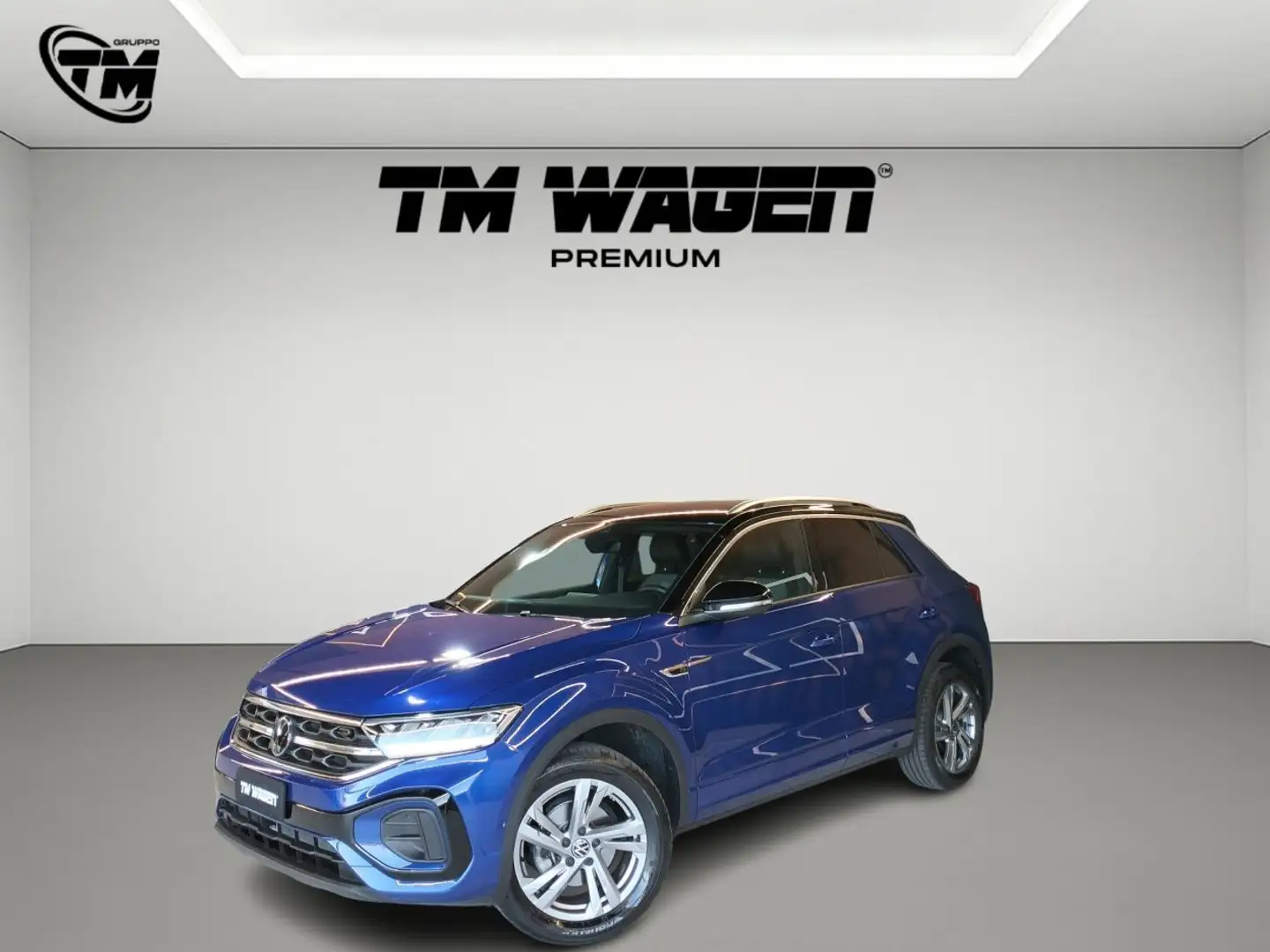 Volkswagen T-Roc 1.0 tsi R-Line 110cv Bleu - 1
