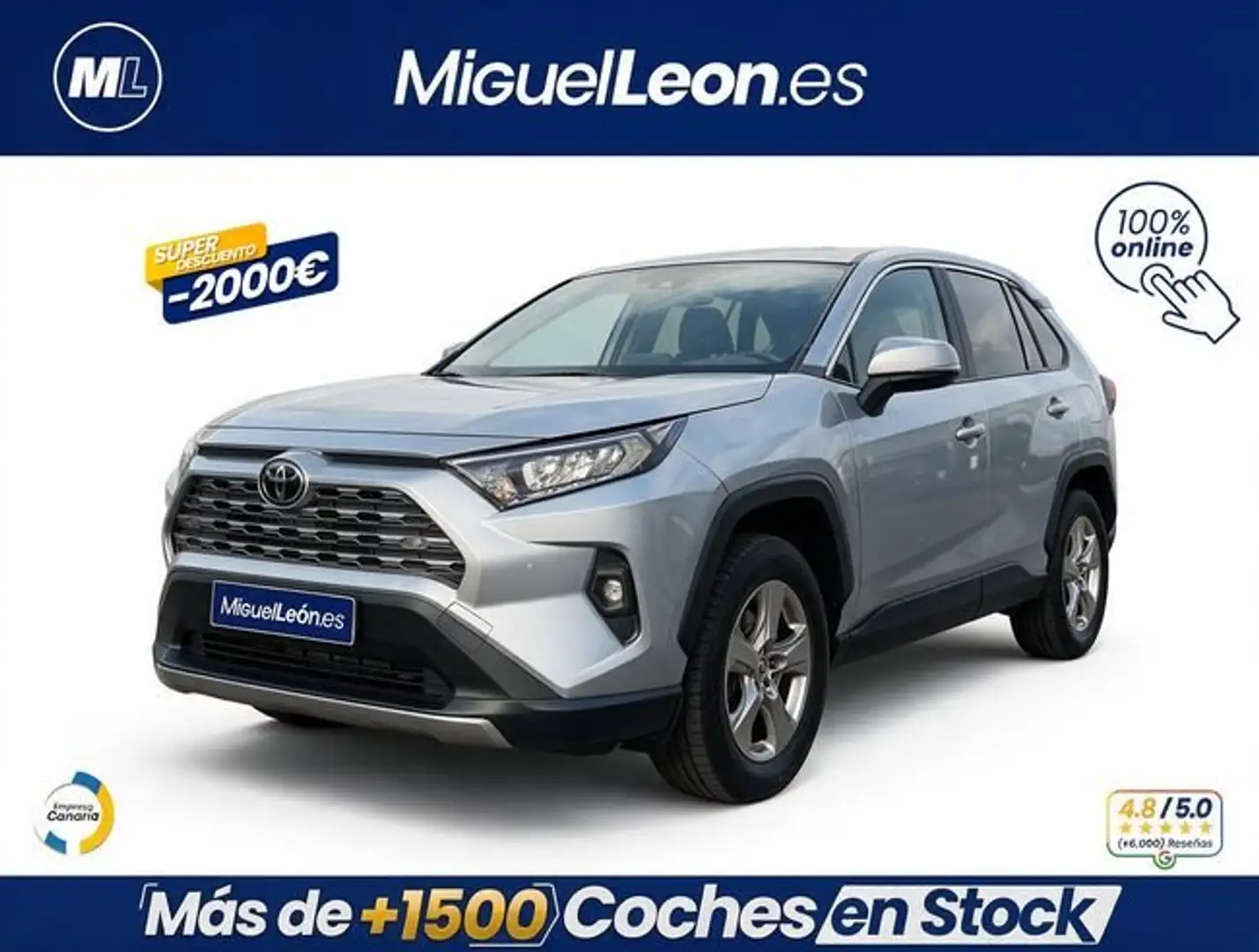 Toyota RAV4 2.0 175 CV MANUAL ADVANCE Gris - 1