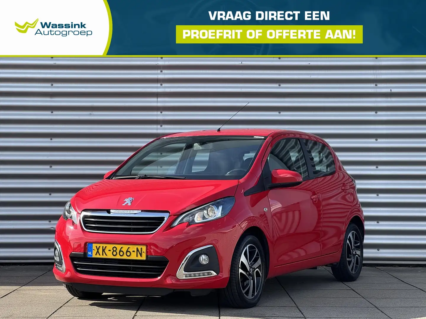Peugeot 108 1.0 e-VTi 72pk Automaat Allure | Camera | Climate Rouge - 1
