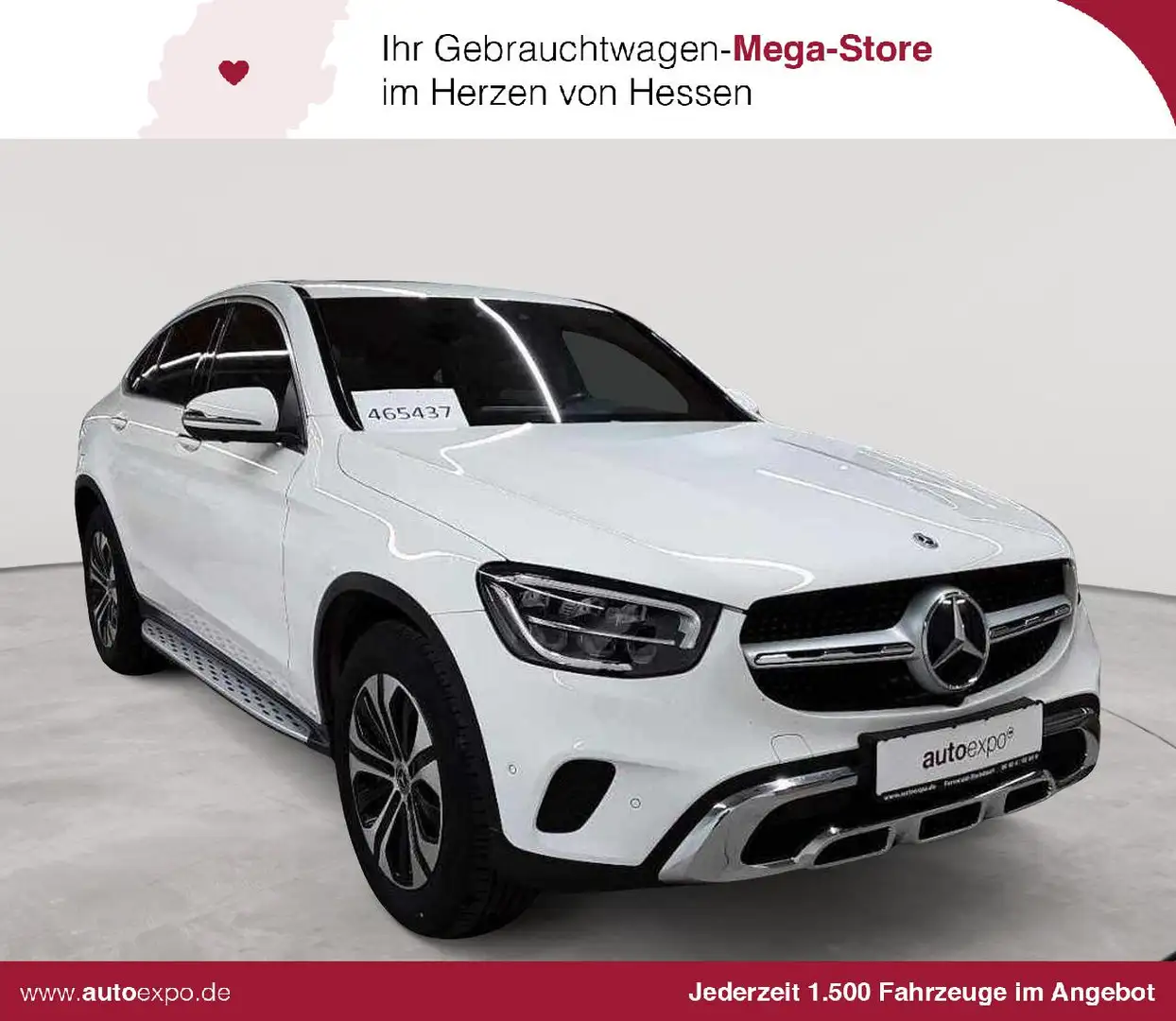 Mercedes-Benz GLC 300 GLC-Coupe 300e 4M-AHK SD ABC HuD KomfP Blanc - 1