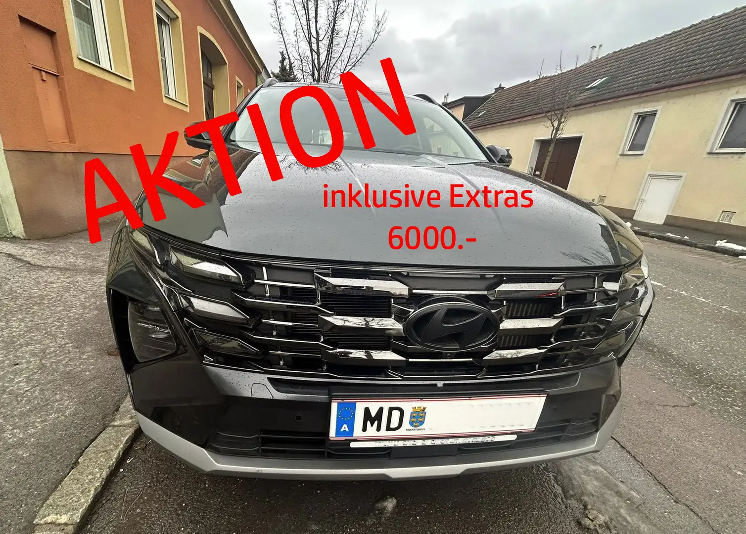 Hyundai TUCSON Tucson GO PLUS 1.6 TGDi 2WD 48V Mild-Hybrid AKTION !!! - viele EXTRAS Eur 6200.- 360° Kamera, Anhängekupplung usw... Grün - 1