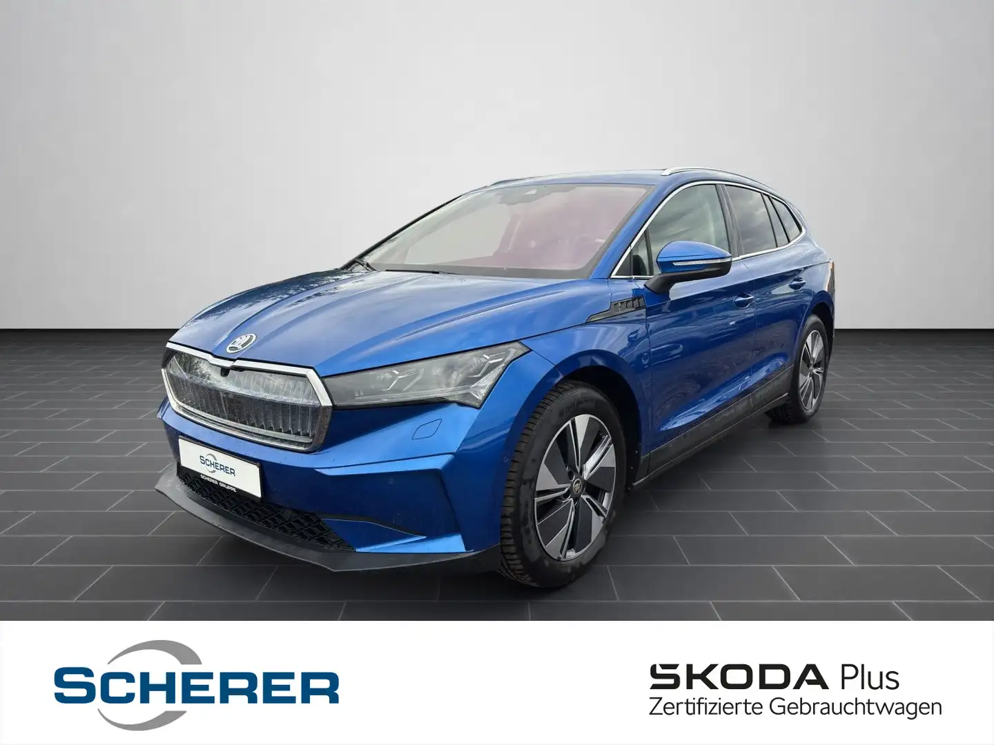 Skoda Enyaq IV 80X 82kWh AHK 360° KAM NAVI WÄRMEPUMPE Blau - 1