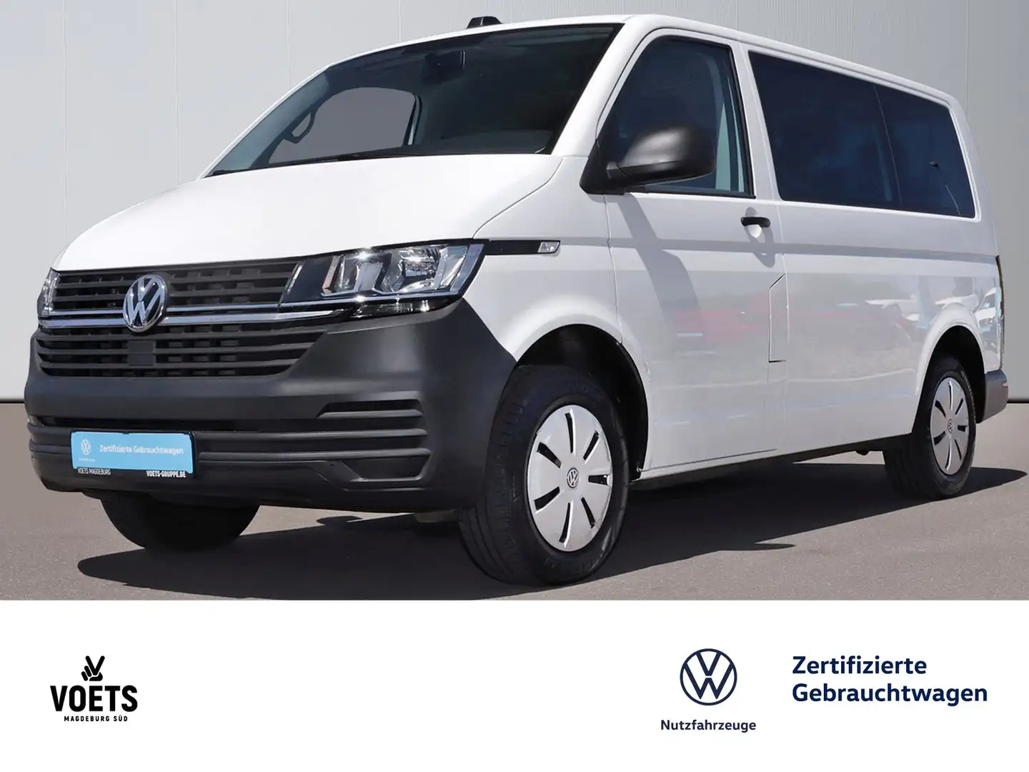 Volkswagen T6 Transporter KOMBI T6.1 TDI KLIMA+APP+9-SITZE+ Weiß - 1
