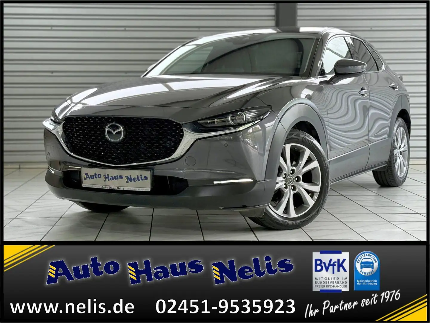 Mazda CX-30 2,0 SKYACTIV-G M-Hybrid 150 Selection Navi Gris - 1