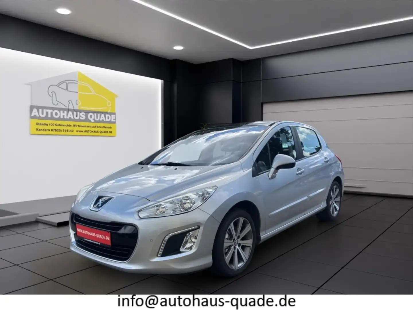 Peugeot 308 Allure 1.6 16V VTi STEUERKETTE-NEU+Service NEU 2-Z Silber - 1