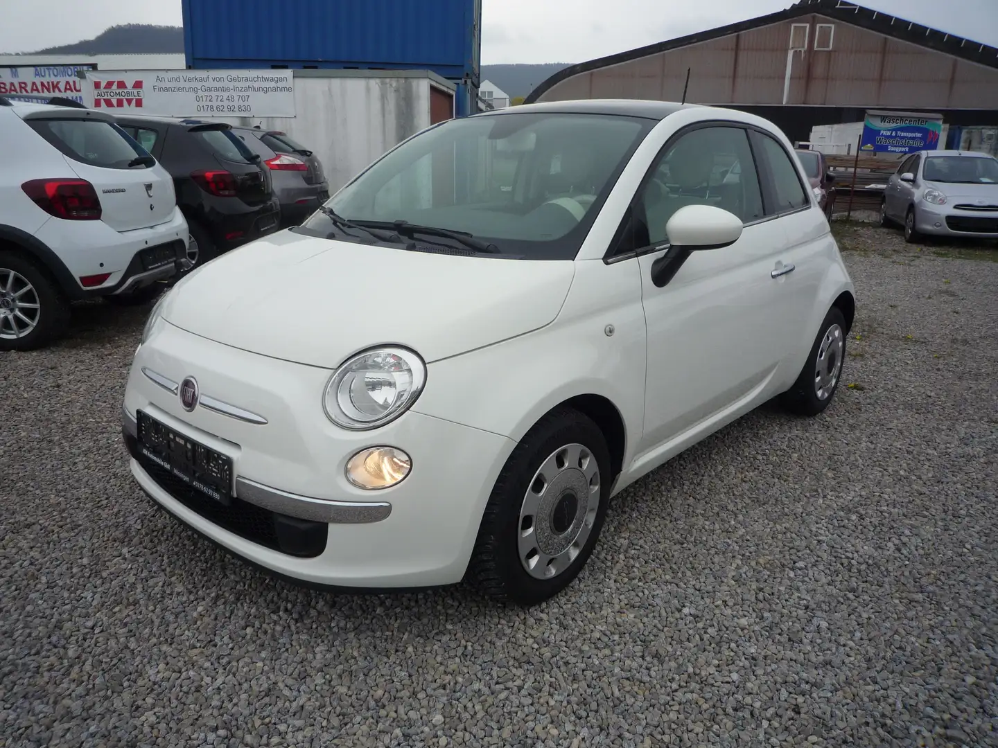 Fiat 500 Lounge*TÜV NEU*Geplegt*Klima Blanc - 1