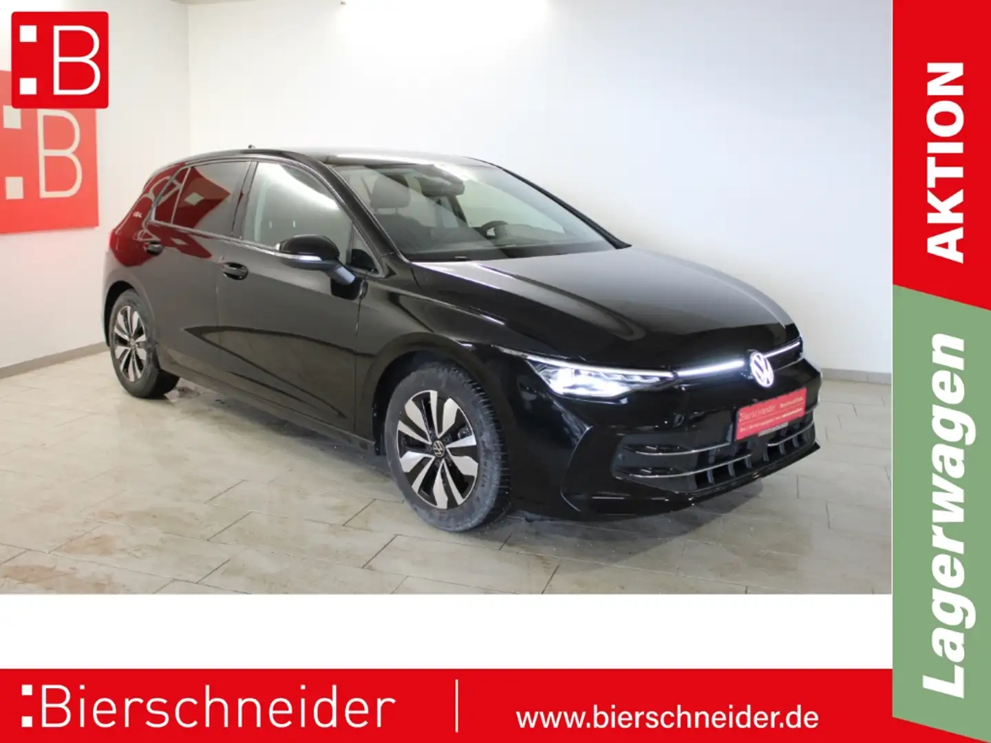 Volkswagen Golf 8 1.5 eTSI DSG GOAL 16 NAVI AHK IQ.LIGHT ACC Schwarz - 1