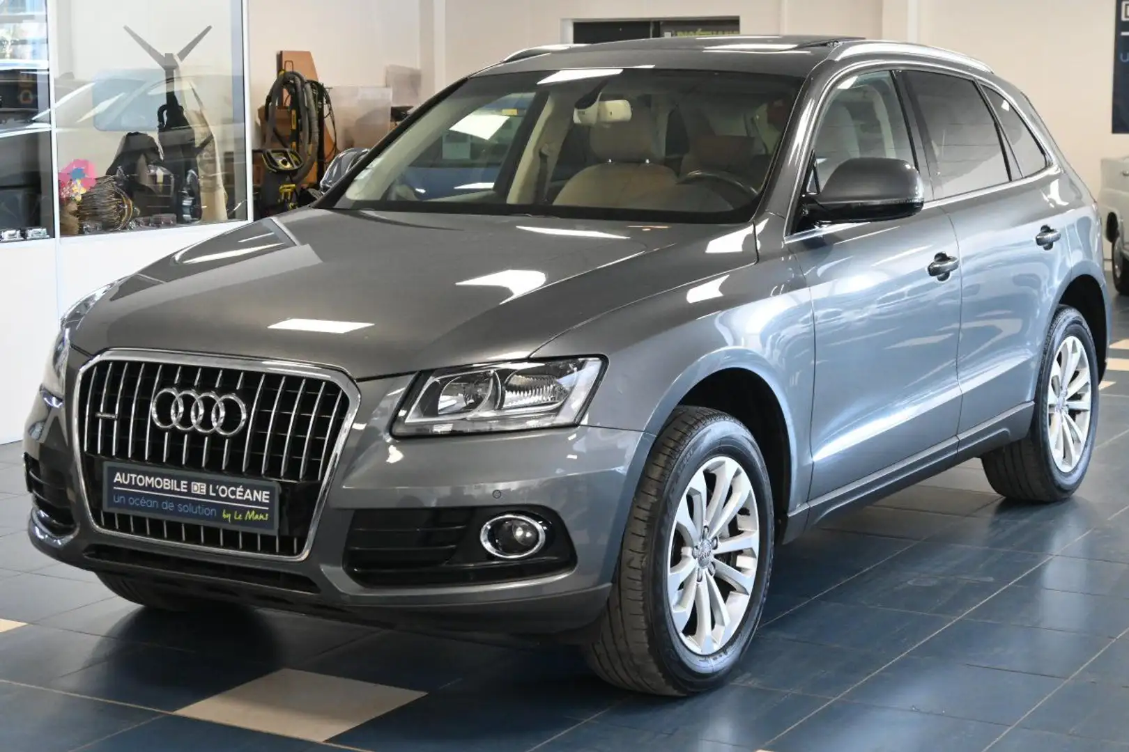 Audi Q5 2.0 TDI Clean Diesel 190 Quattro Ambition Luxe S t Gris - 1