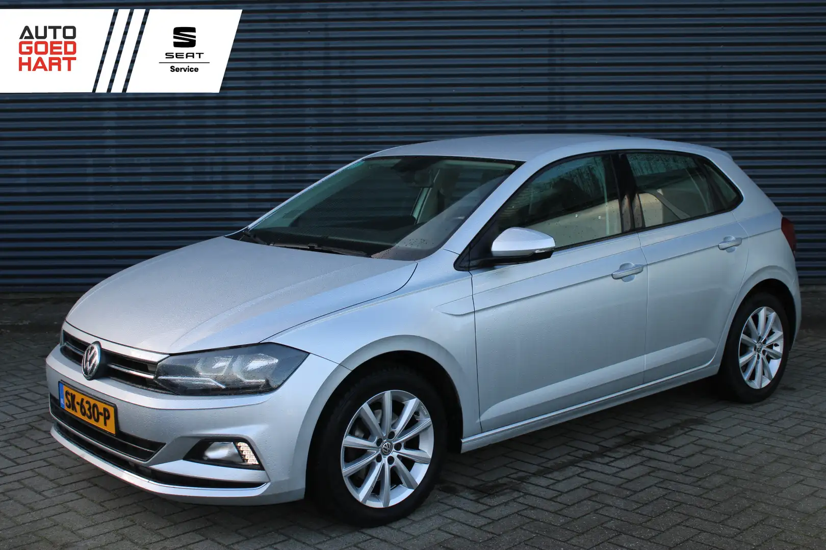 Volkswagen Polo 1.0 TSI Highline 116PK 6-BAK Clima Adap-Cruise Afn Gris - 1