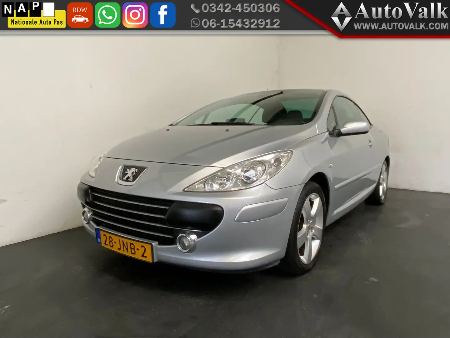 Peugeot 307 CC 2.0-16V Palm Beach Grey - 1