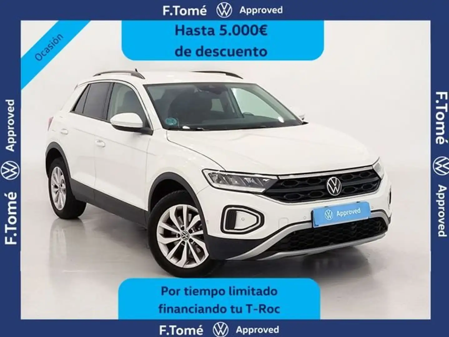 Volkswagen T-Roc 2.0TDI Life DSG7 110KW Blanc - 1