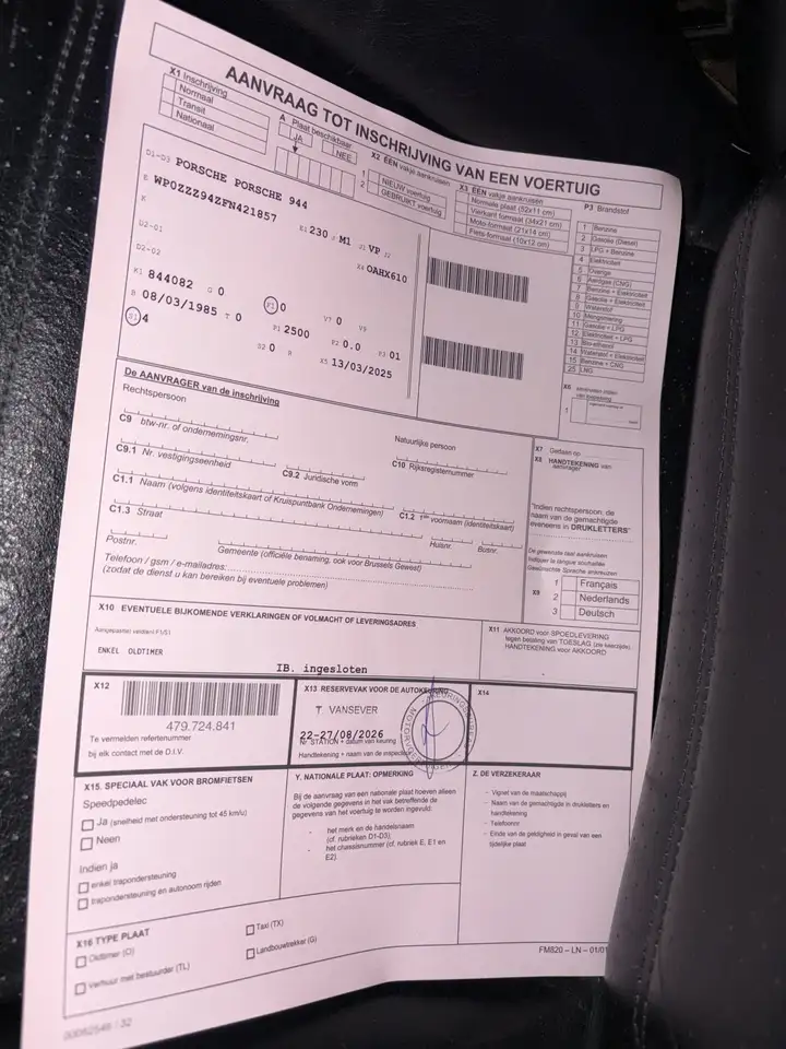 Porsche 944 Gekeurd Voor Verkoop, foto 10