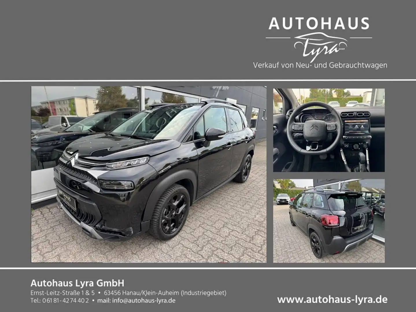 Citroen C3 Aircross 1.2 12V e-THP / PureTech*NAVI*KAMERA Noir - 1