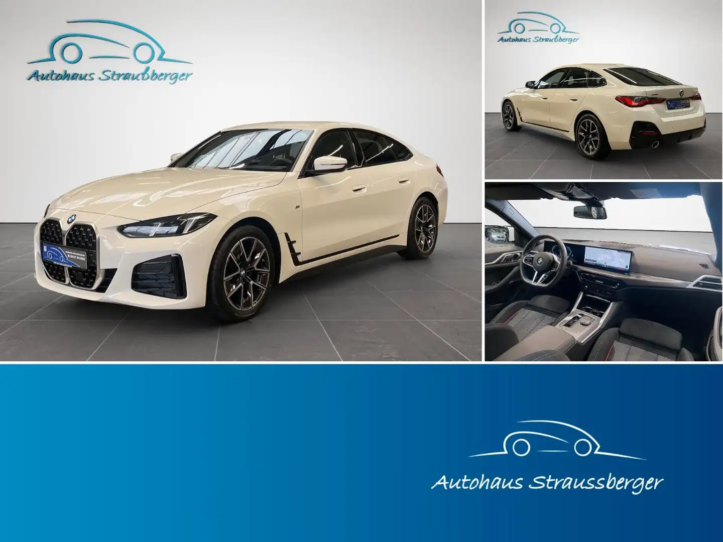 BMW 420 420xd GC M Sport AHK TMP 360° HiFi KZU QI LED Blanc - 1