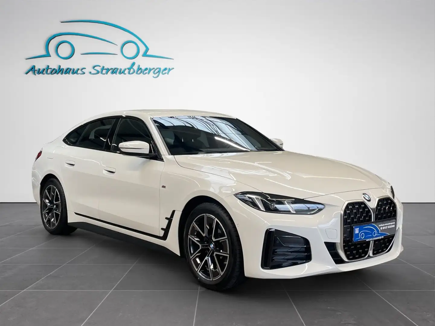 BMW 420 420xd GC M Sport AHK TMP 360° HiFi KZU QI LED Blanc - 2