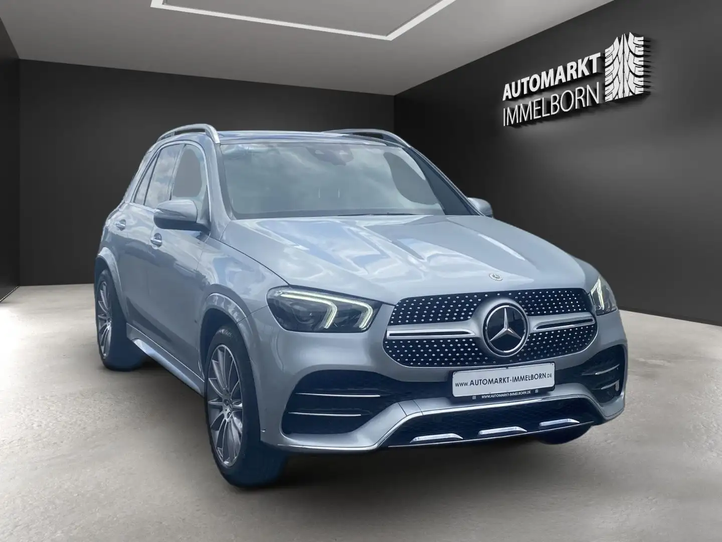 Mercedes-Benz GLE 350 de AMG 21*Distro*Pano*HUD*Burmest*AHK*DA Silber - 2
