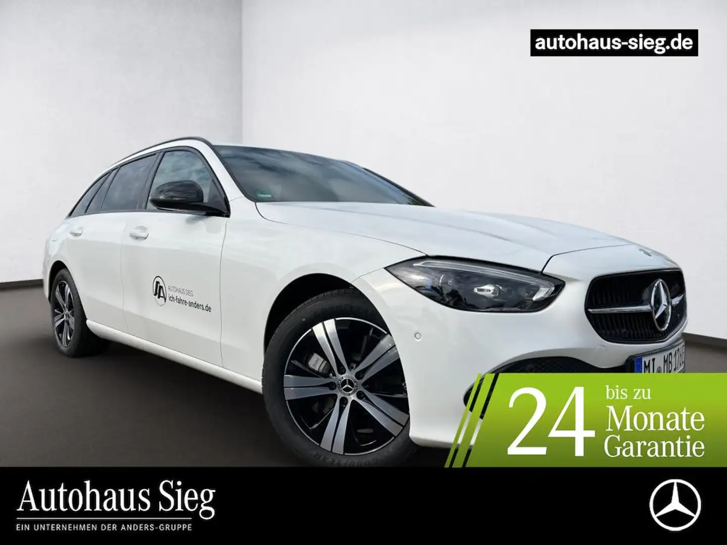 Mercedes-Benz C 300 e T Avantg+Night+RFK+Digitalli+Memory Blanco - 1