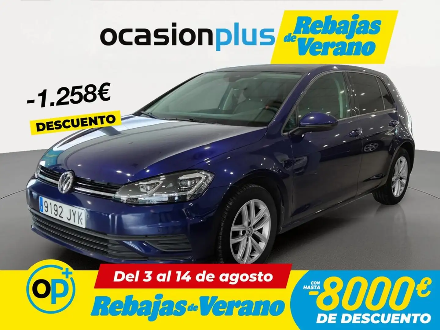 Volkswagen Golf 1.6TDI Sport 85kW Azul - 1
